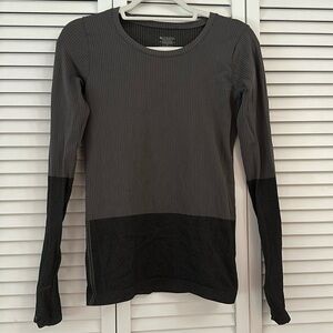 Athletes Two Color Tight Long Sleeve athletic top